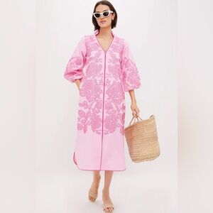 Tuckernuck Hyacinth House Arem Embroidered Caftan XS